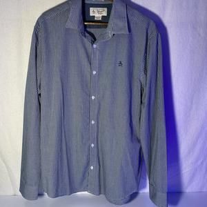 Penguin long sleeve button down shirt